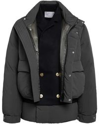 Sacai - Padded Panelled Jacket - Lyst