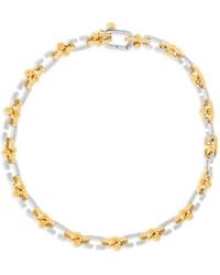 CASABLANCA - Two-Tone Chain Necklace - Lyst
