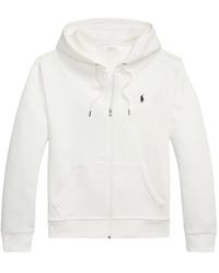 Polo Ralph Lauren - Full-Zip Hooded Sweatshirt With Kangaroo Pocket - Lyst