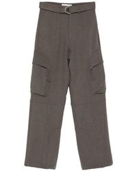 Frankie Shop - Kelly Belted Cargo Pants - Lyst