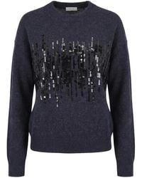 Peserico - Pull À Sequins - Lyst