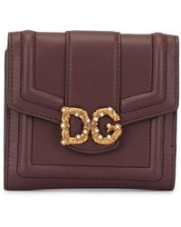 Dolce & Gabbana 'French' Portemonnaie - Braun