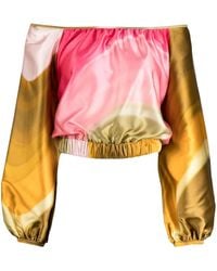 Silvia Tcherassi - Dariella Off-Shoulder Blouse - Lyst