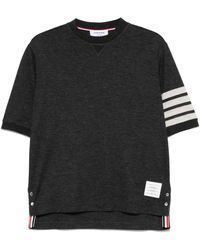 Thom Browne - 4-Bar Wool T-Shirt - Lyst