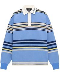 Amiri - Polo À Manches Longues Surdimensionné À Rayures - Lyst