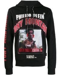 Philipp Plein Scarface Hoodie - Black