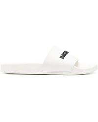 Balenciaga - Logo-Embossed Slides - Lyst