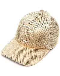 Prada - Embellished Duchesse Baseball Cap - Lyst