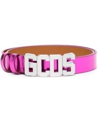 Gcds - ロゴバックル レザーベルト - Lyst