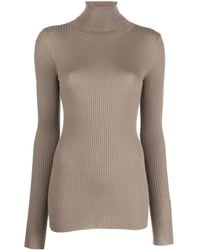Wild Cashmere - Ribbed-Knit Roll-Neck Jumper - Lyst