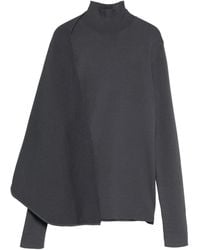 Entire studios - High-Neck Wrap Sweater - Lyst
