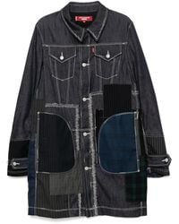 Junya Watanabe - Selvedge Patchwork Coat - Lyst