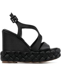Paloma Barceló - Ona Braided Wedge Sandals - Lyst