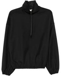 Alysi - Hooded Quarter-Zip Hoodie Jacket - Lyst