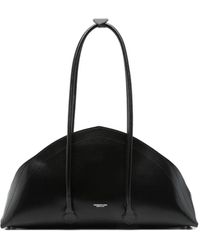 FEDERICO CINA - Curved Leather Shoulder Bag - Lyst
