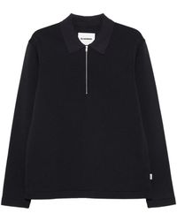 Jil Sander - Half-Zip Polo Shirt - Lyst