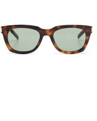Saint Laurent - Sl 582 Square-Frame Sunglasses - Lyst