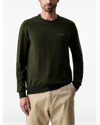 Aeronautica Militare - Logo-Embroidered Wool Sweater - Lyst