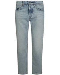 NUMERIS - Faded Straight-Leg Jeans - Lyst