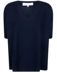 ABSOLUT CASHMERE - V-Neck Short-Sleeved Cashmere T-Shirt - Lyst