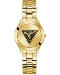 Guess - Tri Plaque Quartz 34Mm - Lyst