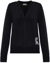 Burberry - Cardigan mit V-Ausschnitt - Lyst