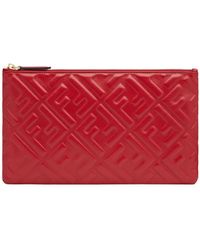 Fendi Grand pochette FFreedom - Rouge