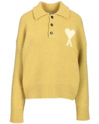 Ami Paris - Pull À Logo Ami De Coeur - Lyst