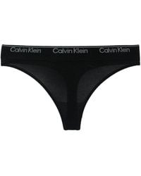 Calvin Klein - Logo-waistband Slip-on Briefs - Lyst
