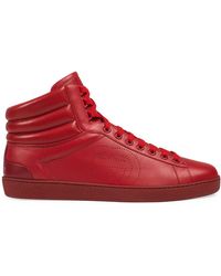 gucci red high tops