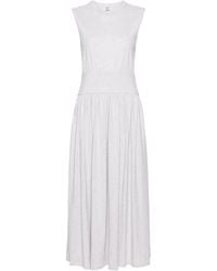 TOTEME - Mélange-Effect Jersey Midi Dress - Lyst