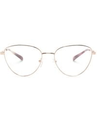 Michael Kors - Logo-Debossed Cat-Eye Glasses - Lyst