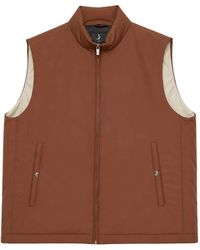 Tombolini - Logo-Plaque Zip-Up Gilet - Lyst