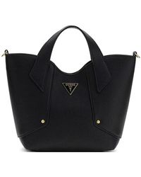Guess - Mini Darcy Logo-Plaque Tote Bag - Lyst
