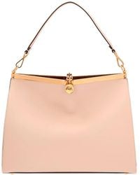 Etro - Large Vela Leather Tote Bag - Lyst