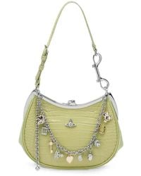 Vivienne Westwood - Charm Frame Croc-Effect Shoulder Bag - Lyst