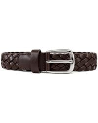 Anderson's - Braided Leather Belt - Lyst