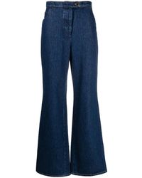 Giuliva Heritage - High-waisted Flared Trousers - Lyst