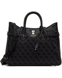 Guess - Monogram-Pattern Tote Bag - Lyst
