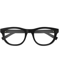 Gucci - Web-Detail Glasses - Lyst