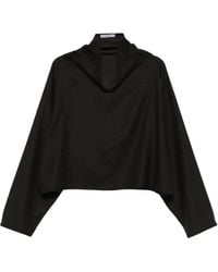 Dusan - Top estilo boxy con cuello alto - Lyst