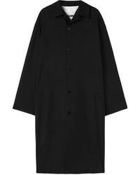 Jil Sander - ライトウェイト ウール ギャバジン コート - Lyst