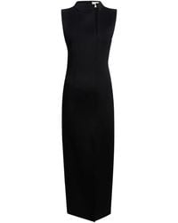 KHAITE - Lowen Satin-Crepe Midi Dress - Lyst