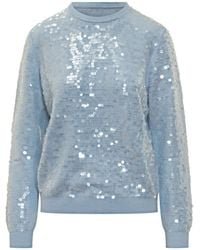 Semicouture - Renata Sequin-Embellished Sweater - Lyst