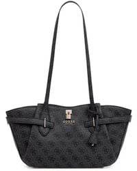 Guess - Yesba Monogram-Pattern Tote Bag - Lyst