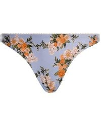 Agua Bendita - Promesa Valle Floral-Print Bikini Bottom - Lyst
