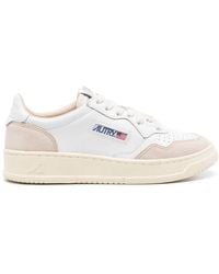 Autry - Medalist Perforated Leather Sneakers - Lyst