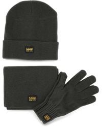 G-Star - Logo-Patch Knit Set (Set Of Three) - Lyst