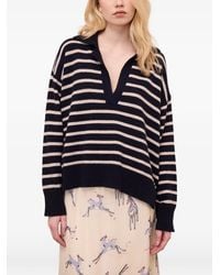 Ottod'Ame - Jersey De Punto A Rayas Con Cuello De Polo - Lyst