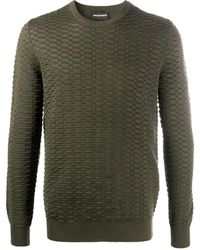 green armani jumper